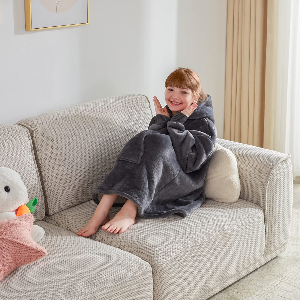 Touchat durable fleece and stitching for everyday wear