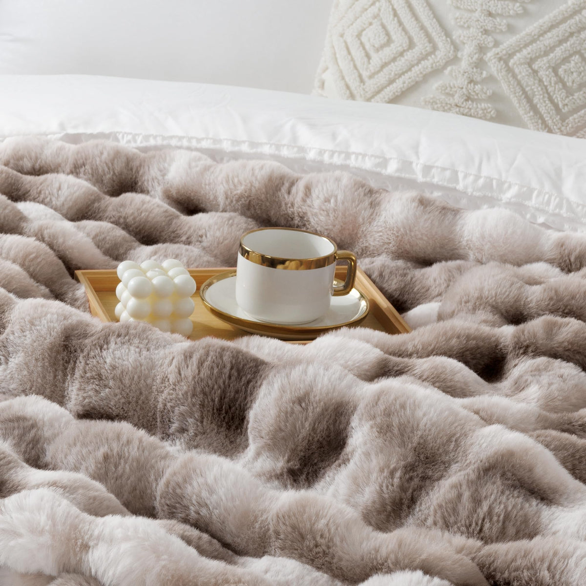 Touchat warm brown tones enhance living room ambiance and comfort.