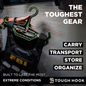 Tough Hook Original rugged design supports heavy gear across professions.