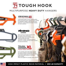 Professional-grade hanger trusted by military and law enforcement.