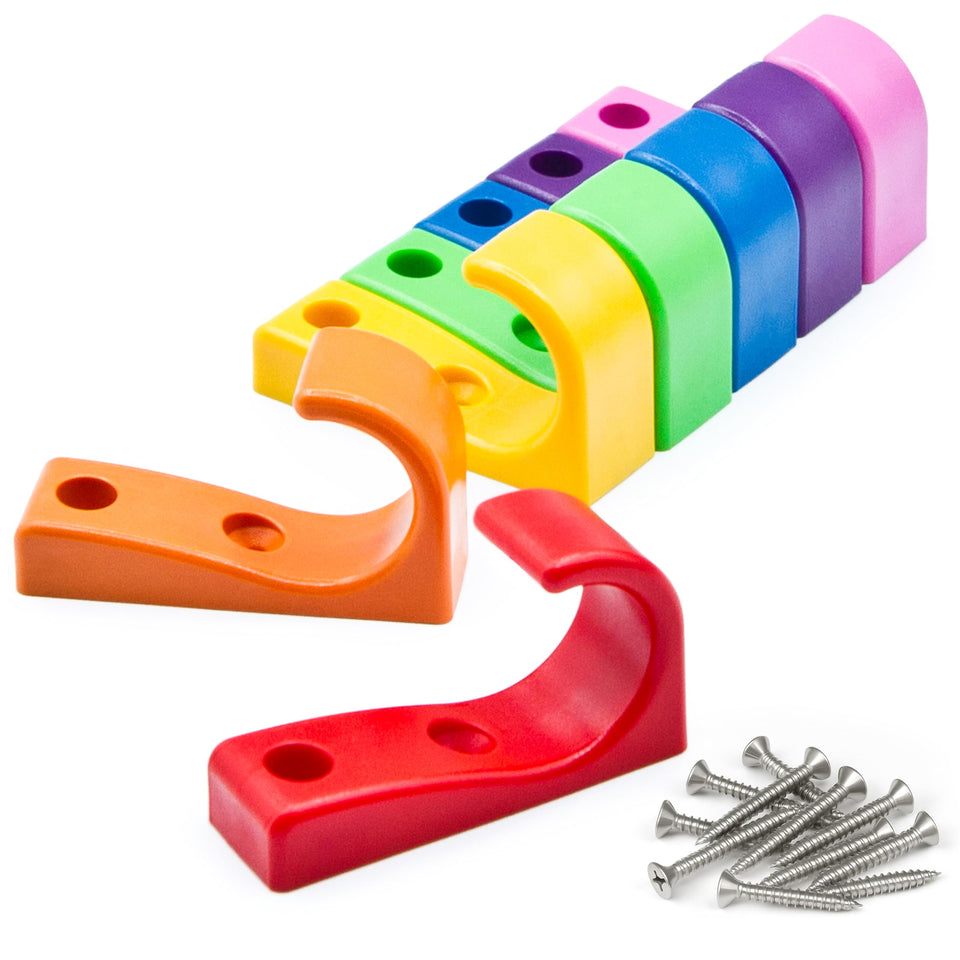 Toughook heavy-duty hooks for coats and jackets provide reliable support in busy entryways.