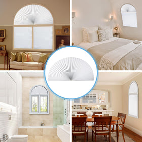 Touri packaging includes two shades and simple mounting tape.