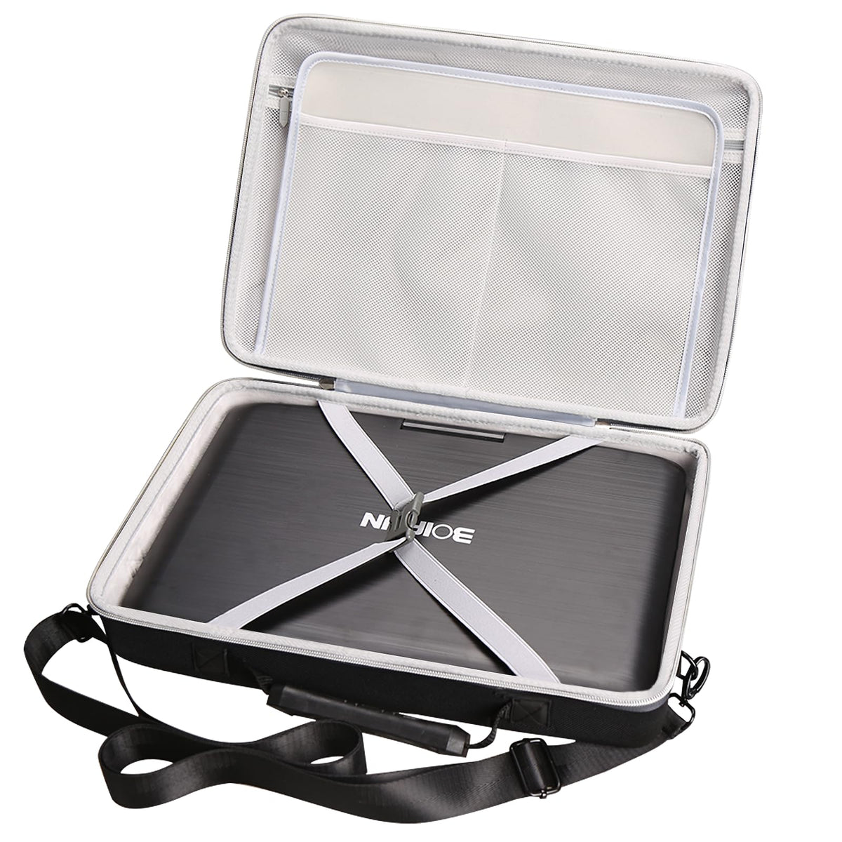Tourmate hard case for BOIFUN 17.5 inch DVD player ensures secure travel.