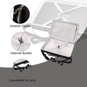 Tourmate hard case for POFOTO 15.5 inch DVD player protects during trips.