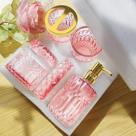Towoaafu pink jar lid protects contents from dust and moisture