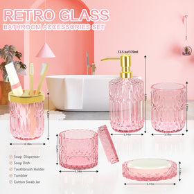 Towoaafu pink soap dish dries bars quickly and reduces mess