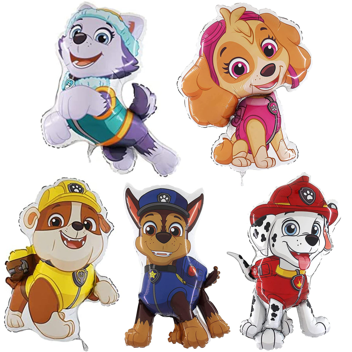 Toyland Paw Patrol foil balloons pack for party décor and kid's celebration