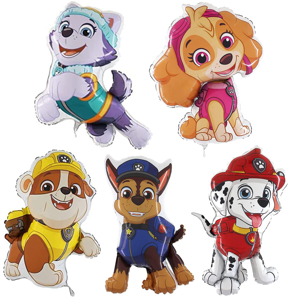 Toyland Paw Patrol foil balloons pack for party décor and kid's celebration
