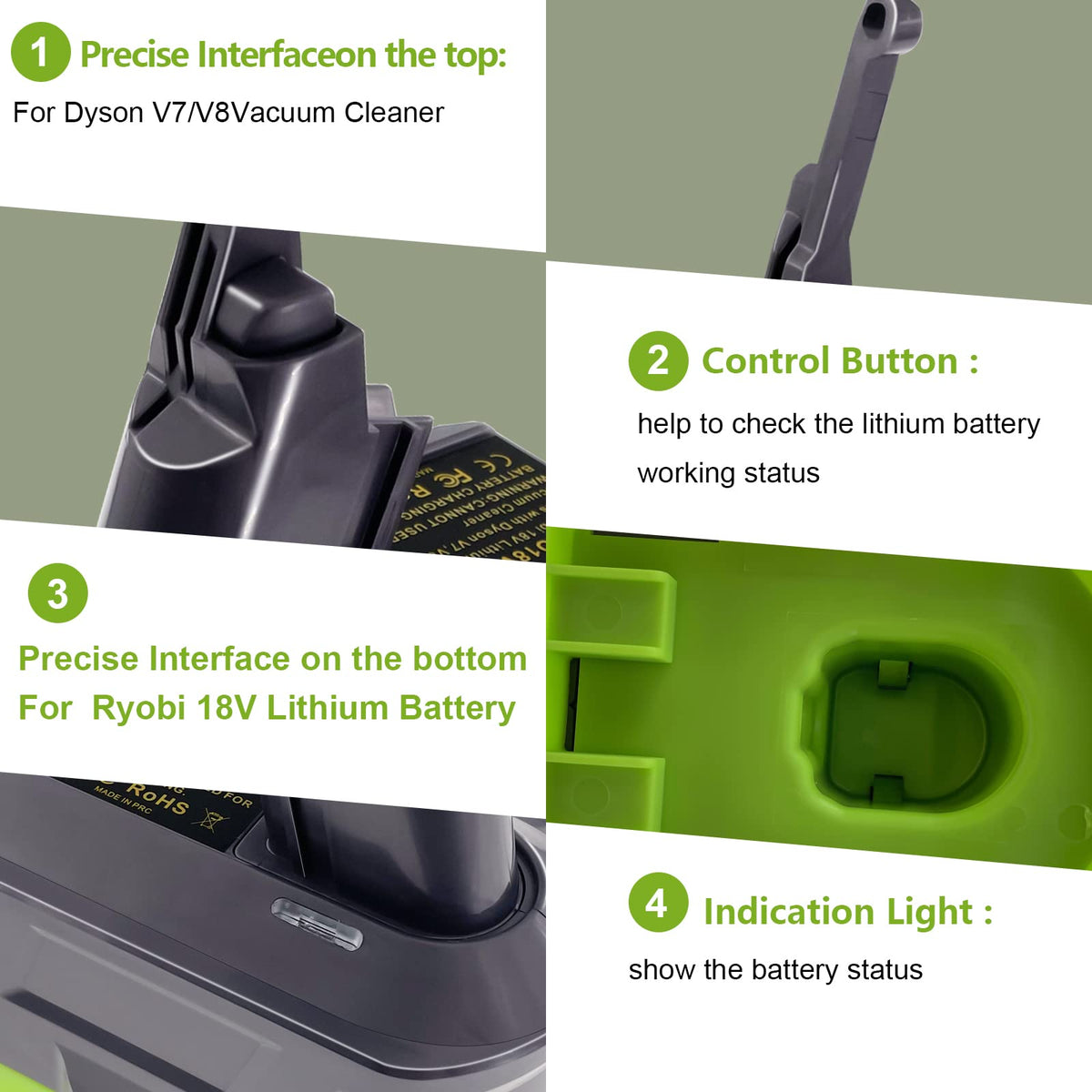 Compatible Ryobi 18V batteries identified for extended use