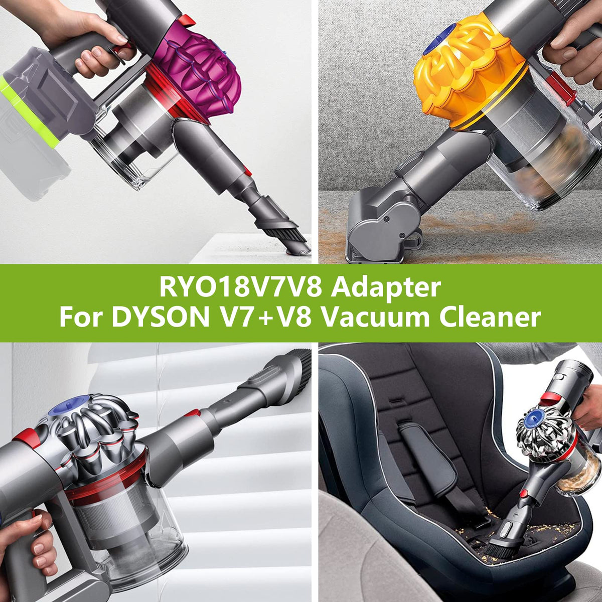 Dyson V7/V8 ready to use with TPDL adapter setup