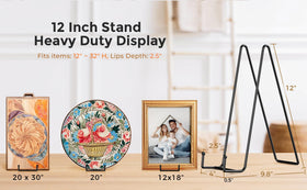 TR-LIFE large display stand suitable for cookbooks and signs in kitchen or showroom.