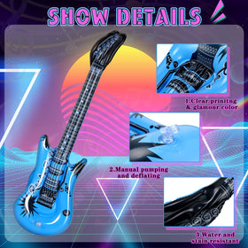 Tradder inflatable microphone 10-inch ready for karaoke moments