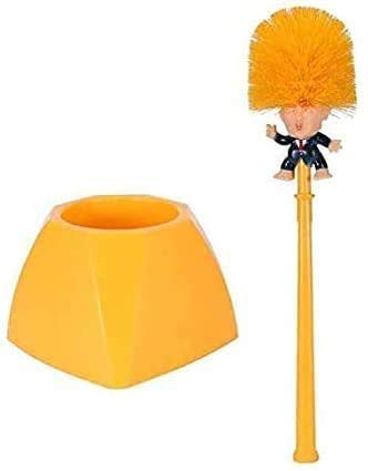 Trade Horse Commander in Crap toilet brush with holder for convenient bathroom cleaning and decor.