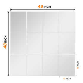 TRAHOME easy-clean mirror surface maintained during daily use