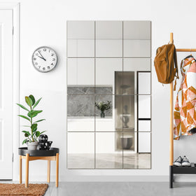 TRAHOME full-length mirror kit shown for DIY wall layout