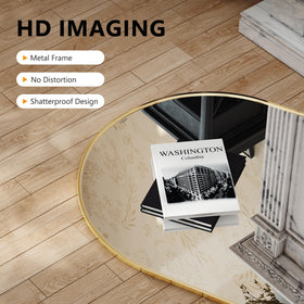 TRAHOME HD glass reflection highlights clear grooming and makeup routines.
