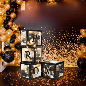 Trandraft prom box with balloons inside for quick decorative setup