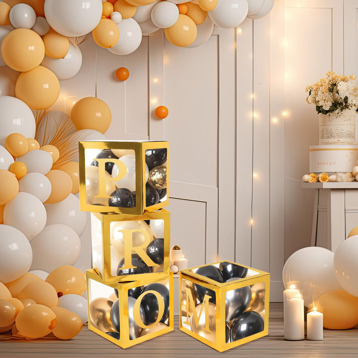 Trandraft storage-friendly box set doubles as home décor after the party.