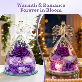 TranquilBliss LED glow inside dome for warm, cozy ambiance