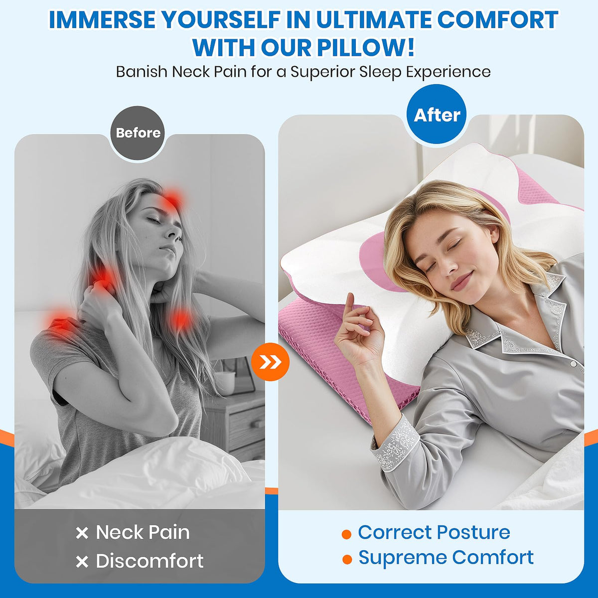 TranquilMoments detachable heart-shaped pillowcase with breathable fabric