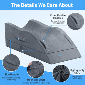 TranquilRelax 45-degree ergonomic incline supports proper leg positioning.