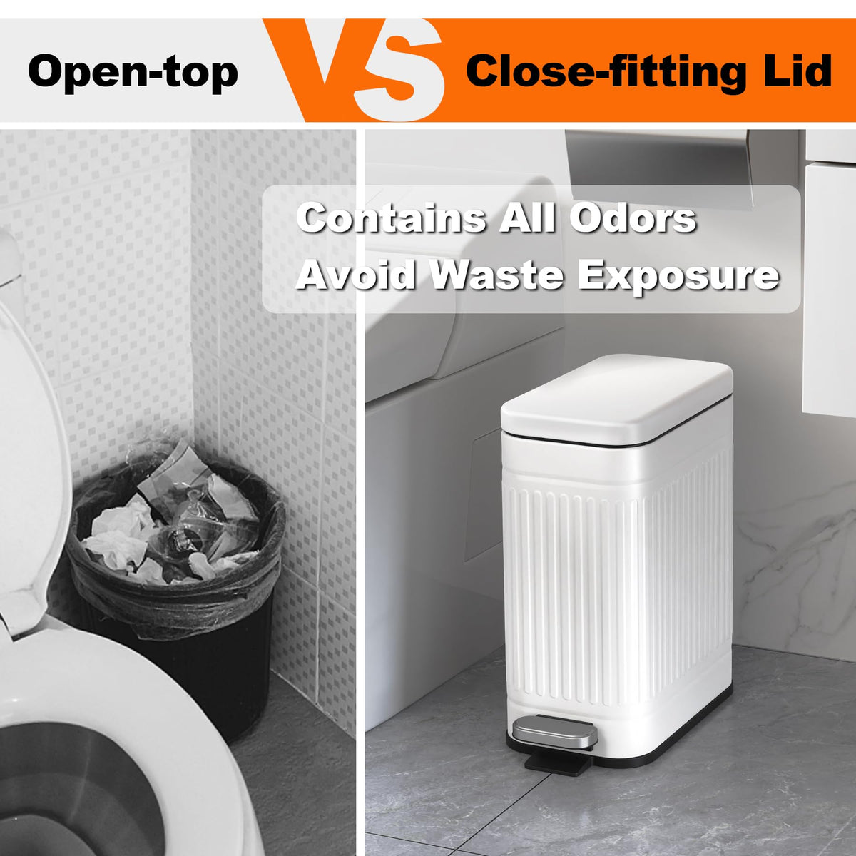 TrashAid compact design fits tight spaces without crowding.