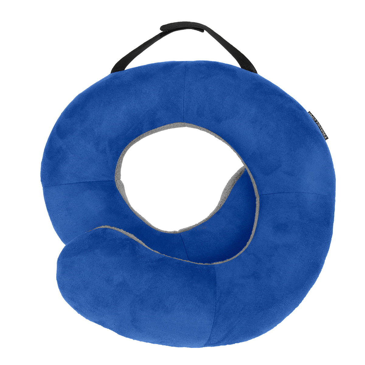 Travelon Deluxe Wrap-n-Rest Pillow with side support for stable resting.