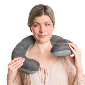 Travelon Deluxe Wrap-n-Rest Pillow U-shape ends interlock to stay in place