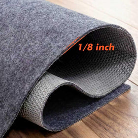 TravLand rug pad 6x9 floor traction on hardwood supports rug stability.