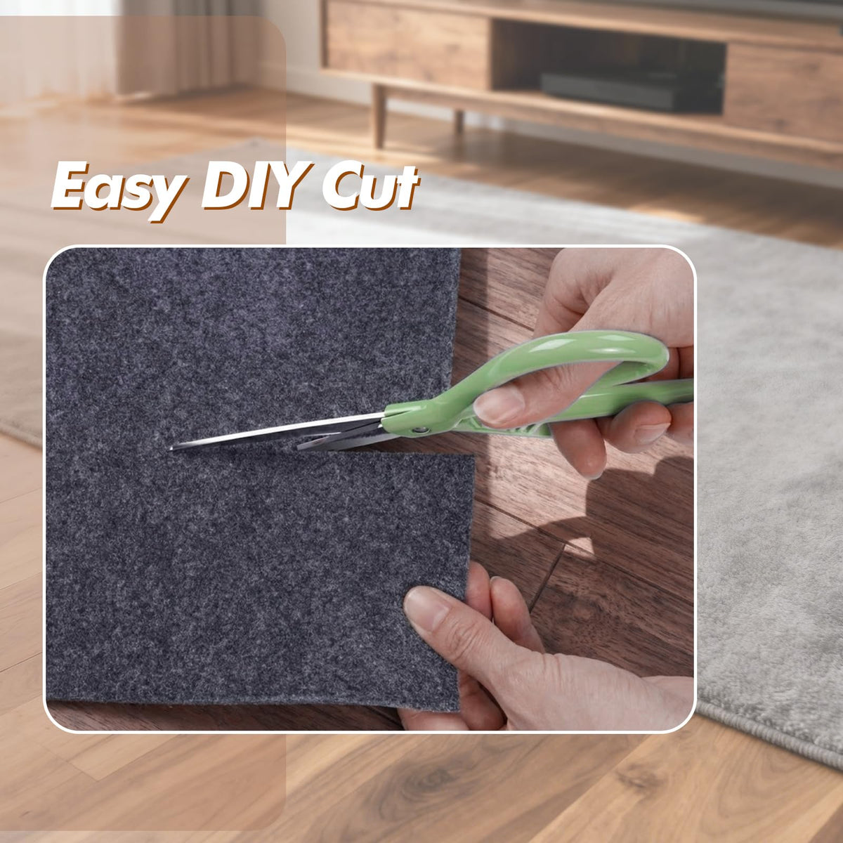 TravLand rug pad 6x9 kitchen-entryway use keeps mats secure.
