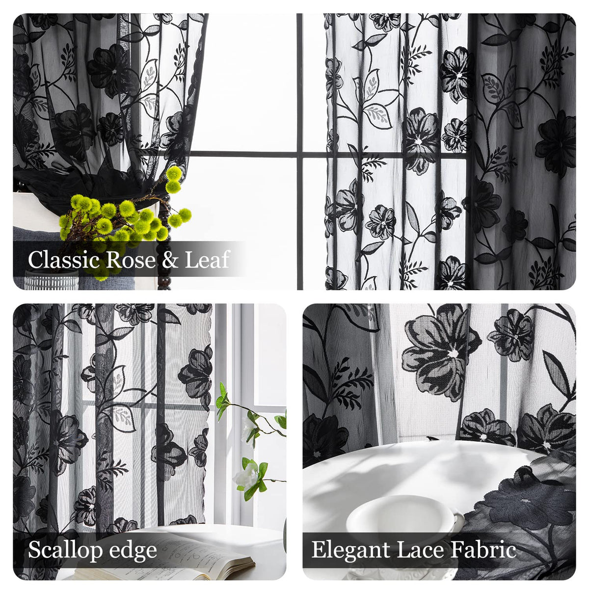 Treatmentex curtains adapt to bedrooms, living rooms, dining areas, offices.