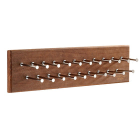 TreeHouse London versatile rack stores scarves and jewelry along with ties.