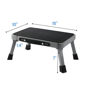 TreeLen 1-Step stool helps reach high shelves safely.