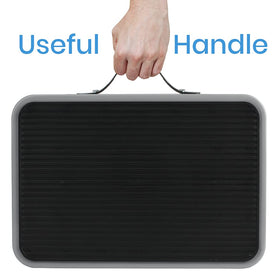 TreeLen 1-Step stool shown in kitchen and office for reach tasks.