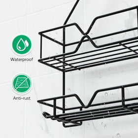 TreeLen rustproof coated steel wires resist corrosion in wet bathrooms.