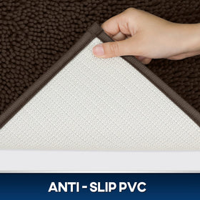 TREETONE toilet lid cover matching set with elastic edges to protect the lid.