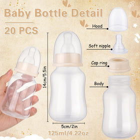 TrelaCo baby shower game set includes 20 bottles for active participation.