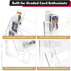 TrendTrust compact vertical display saves desk space without sacrificing visibility.