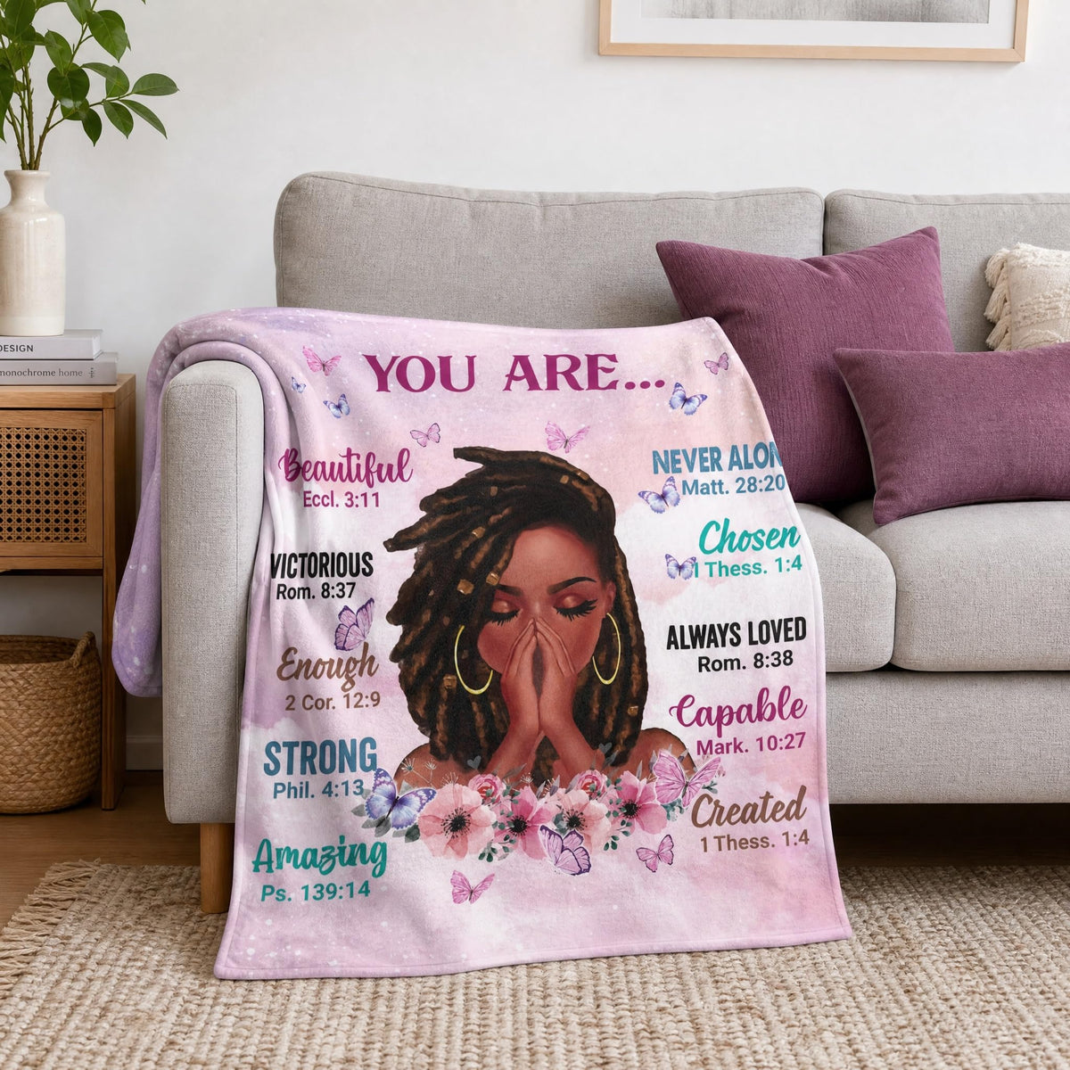 Gift-ready TRENDYNEST blanket presented as a thoughtful present.