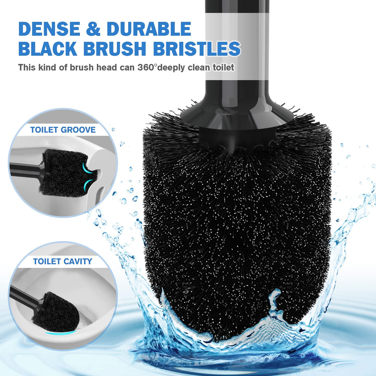 TRENTI ergonomic brush handle for a comfortable grip during cleaning