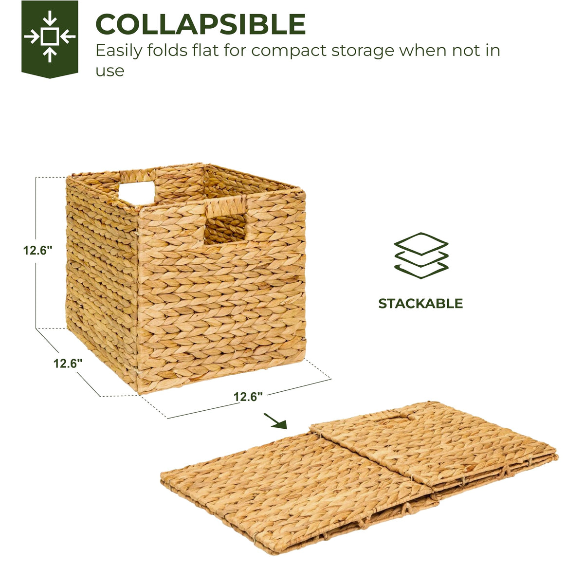 TREVIETDECOR handwoven laundry tote highlights artisan weaving for organized laundry.