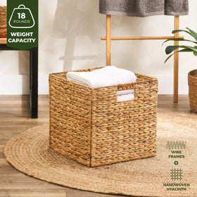 TREVIETDECOR sturdy-frame basket closeup shows reinforced metal for daily use.