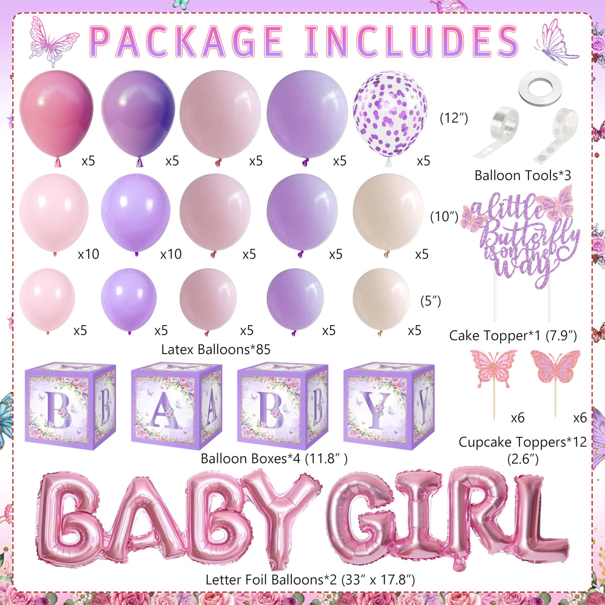TREWAVE baby shower cake topper creates a festive focal point for celebrations