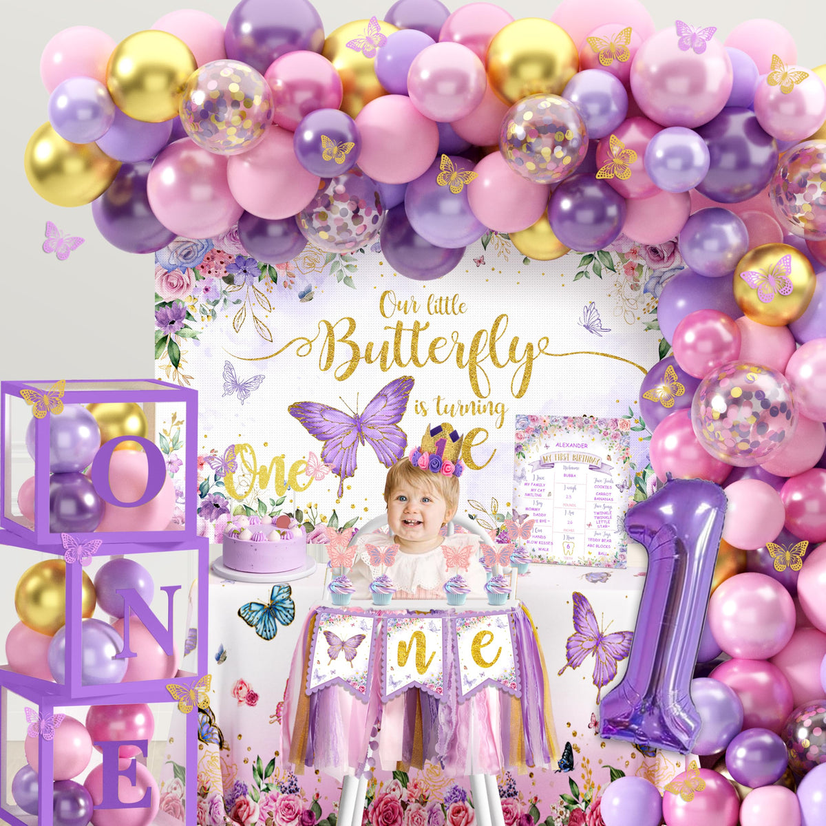 TREWAVE photo banner showcases baby milestones and birthday memories