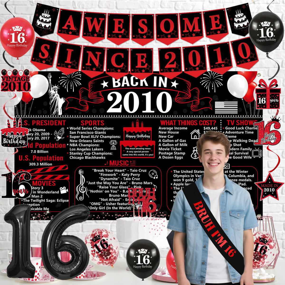 Trgowaul 16th backdrop black red sets dramatic party scene