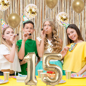 Trgowaul 20pc gold balloons pack enhances party ambiance