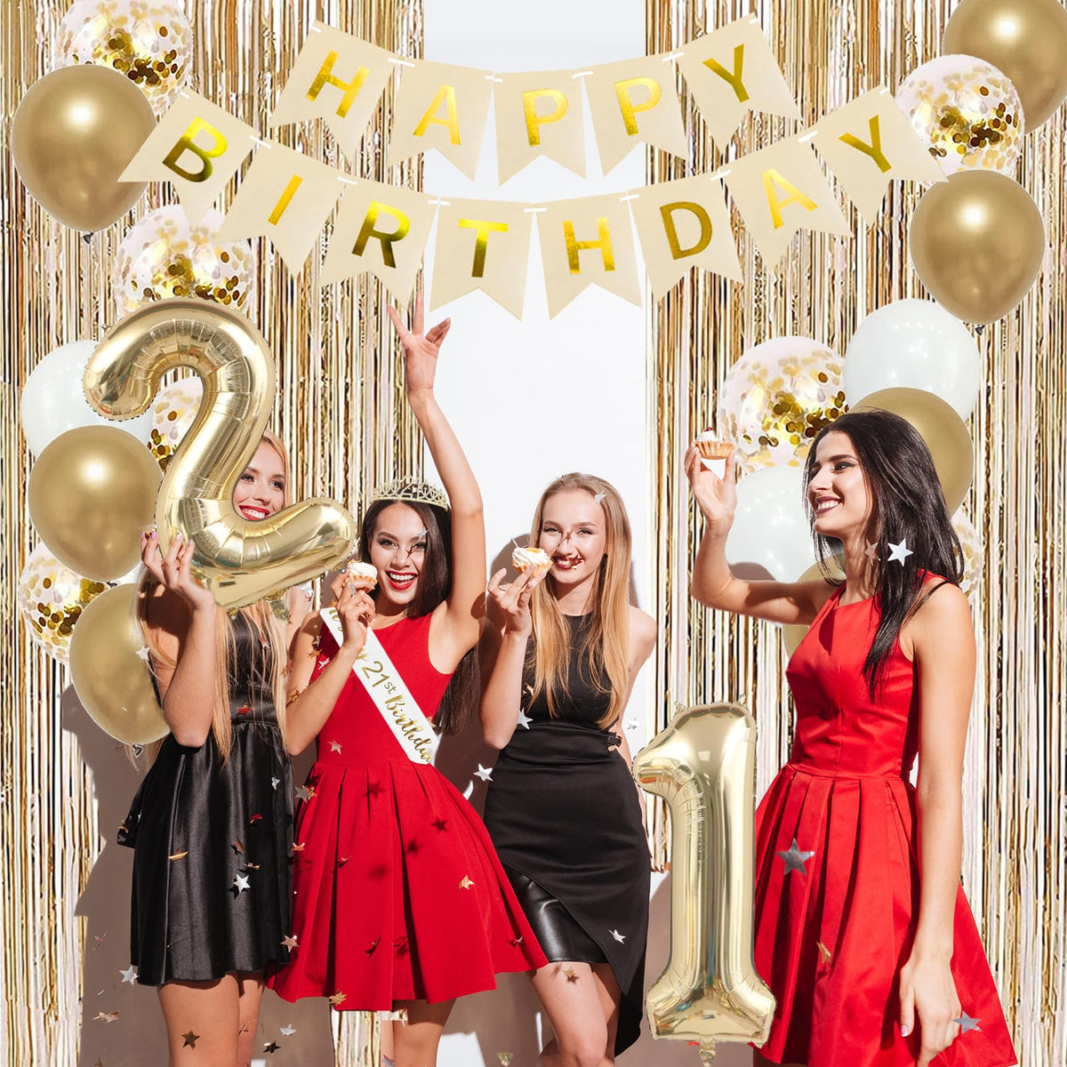 Trgowaul 21st birthday candle complements the celebratory moment