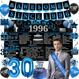 Trgowaul 30th birthday sash highlights the milestone with bold branding.