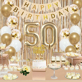 Trgowaul 50th balloon adds festive shine to photos.