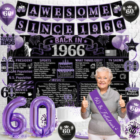 Trgowaul Awesome since 1966 banner highlights milestone pride for the party.